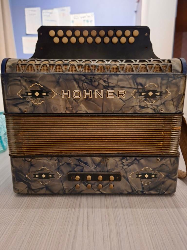 ‼️Vintage hohner diatonische knopaccordeon Orgineel Werkt‼️, Ophalen, Knopaccordeon, Hohner