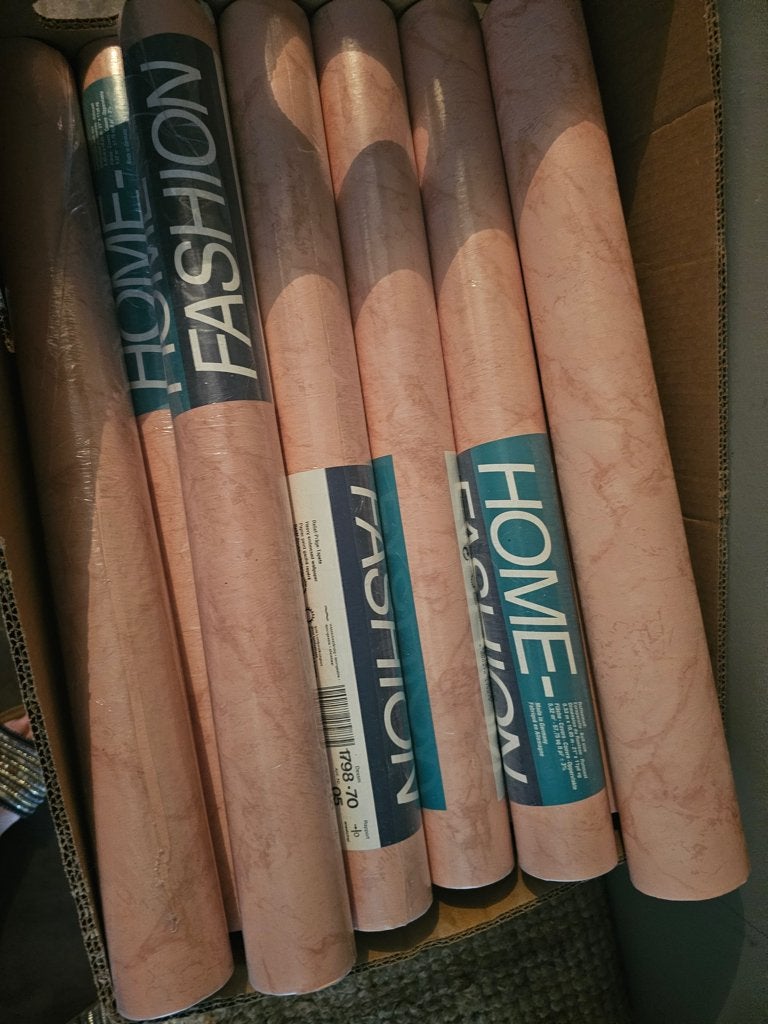 BEHANGPAPIER, Ophalen, Roze