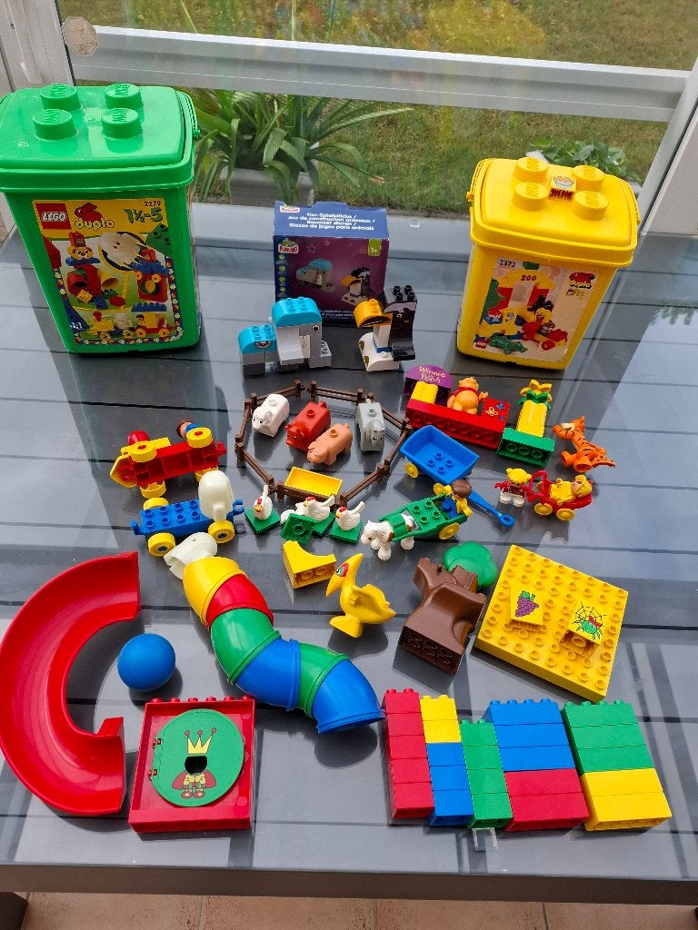 Grote partij LEGO Duplo – 2 complete emmers + Veel Extra’s, Ophalen, Gebruikt, Overige thema's, Duplo