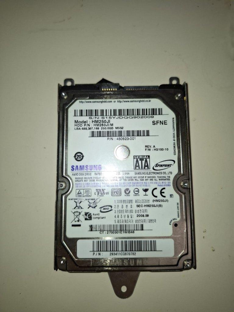 sata hdd 250GB voor laptops, Enlèvement, SATA, HDD