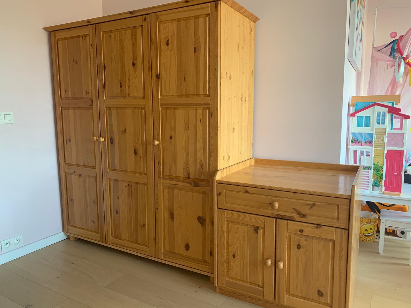 Kasten met bed te koop, Huis en Inrichting, Slaapkamer | Bedden, Zo goed als nieuw, 200 cm, Ophalen