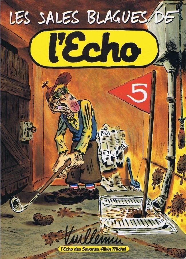 Les sales blagues de l'Echo (t.5)., Une BD, Enlèvement ou Envoi, Comme neuf, Vuillemin