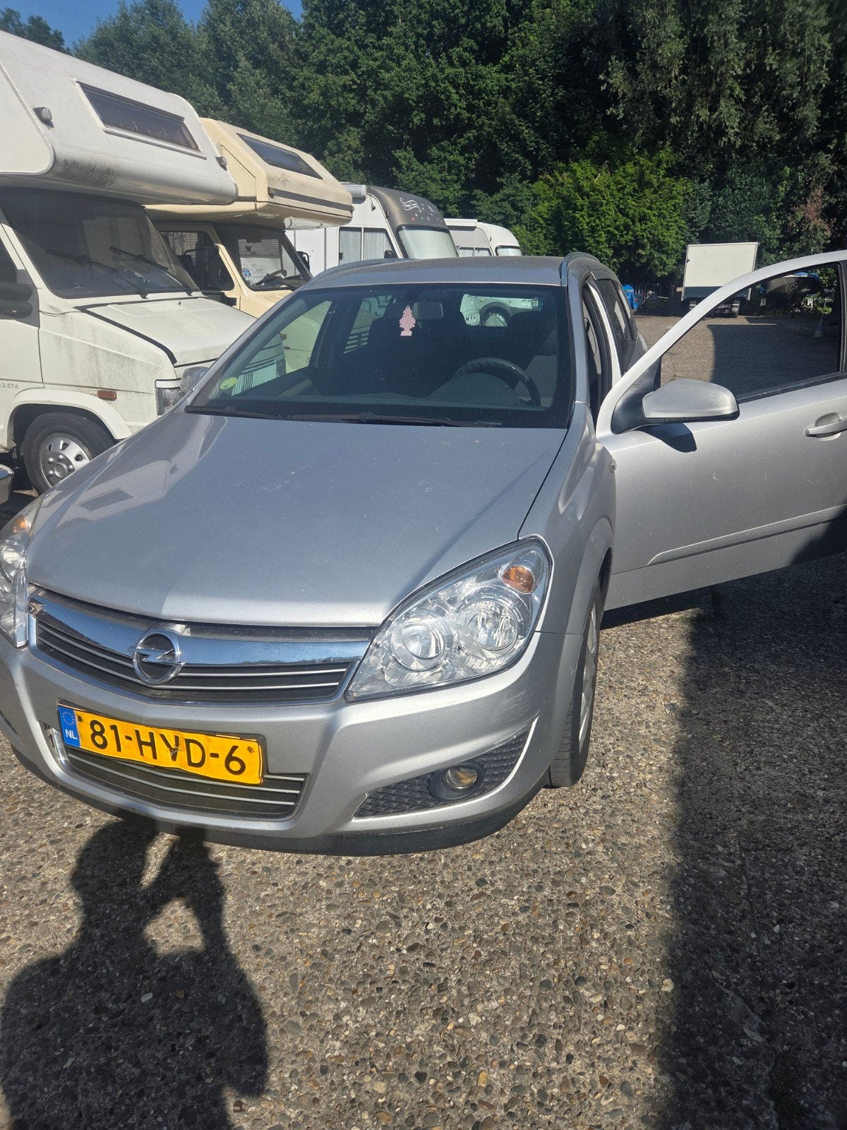 Opel Astra 1.6 16V 85KW St.wgn. 2009 Grijs, Auto's, Break, Grijs, Particulier, Zilver of Grijs