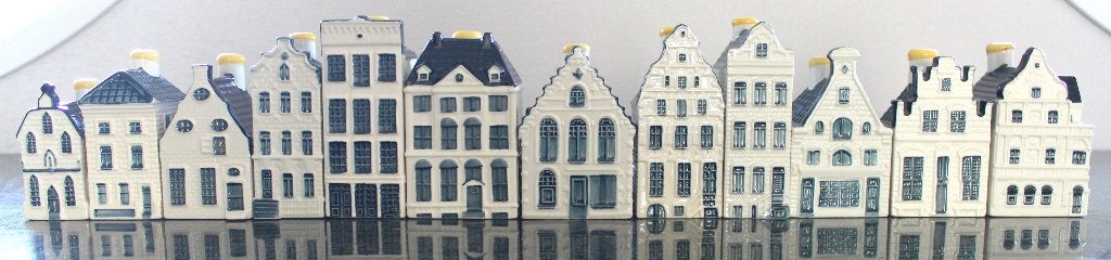12 KLM (BOLS) huisjes, geseald en de meeste gevuld, Verzamelen, Ophalen of Verzenden, Zo goed als nieuw, Overige typen