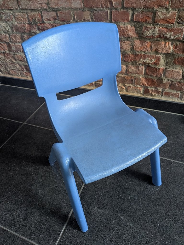 blauwe kinderstoel, peuter en ouder, Kinderen en Baby's, Ophalen, Zo goed als nieuw, Overige typen