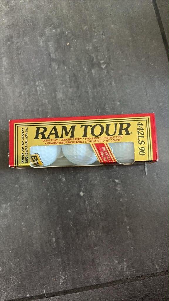 RAM Tour 442LS 90 golfballen – 3 stuks – ongebruikt, Sport en Fitness, Golf, Ophalen of Verzenden, Nieuw, Bal(len), Overige merken