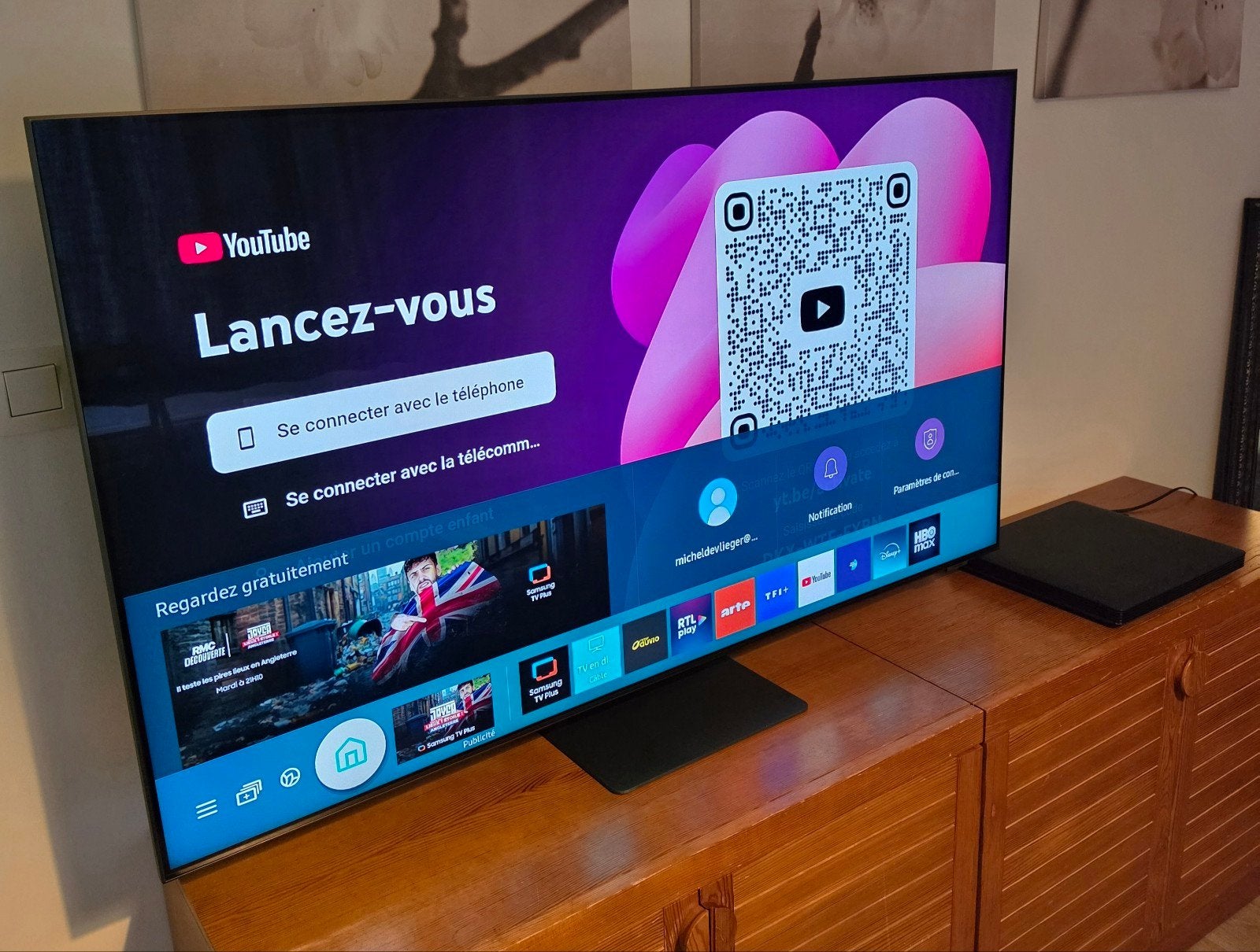 Samsung QE55QN95, QLED, Comme neuf, 4k (UHD), Smart TV