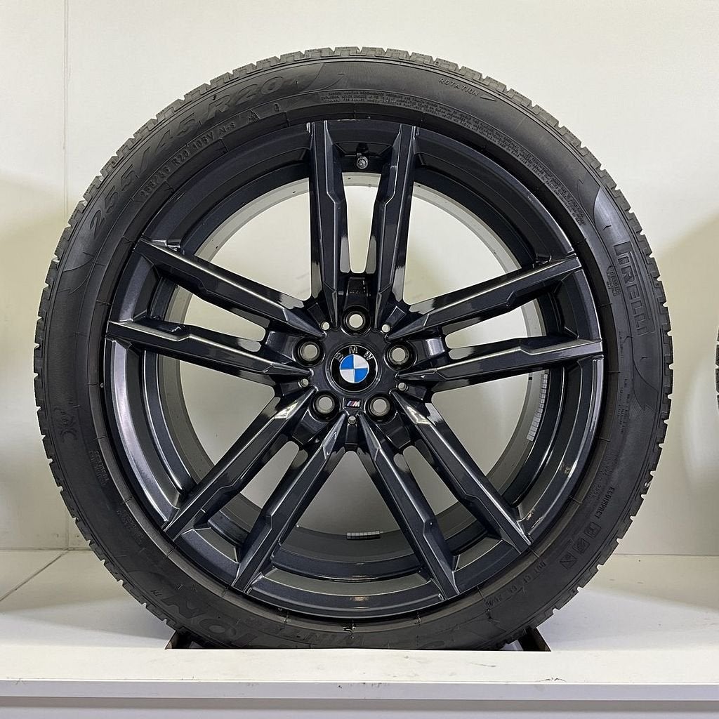 BMW X3 G01 EN X4 G02 SET VELGEN + WINTERBANDEN 19 INCH ORIG., Pneus et Jantes, Pneus hiver, 255 mm, Véhicule de tourisme