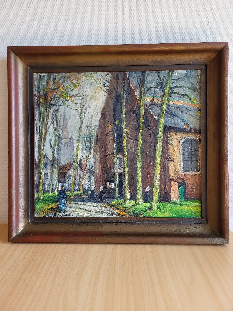 Leo Mechelaere - Begijnhof Brugge, Antiek en Kunst, Ophalen
