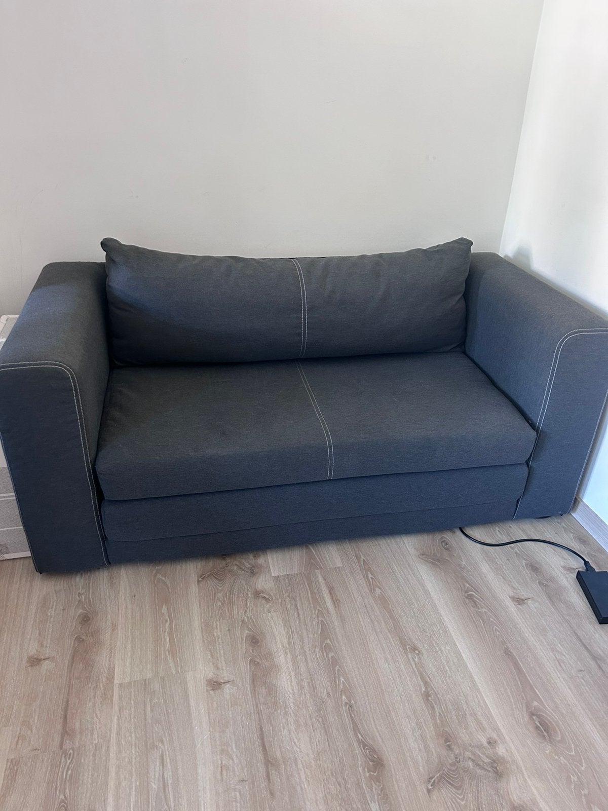 Canapé gris, Enlèvement, Comme neuf, Moins de 75 cm, Moins de 150 cm