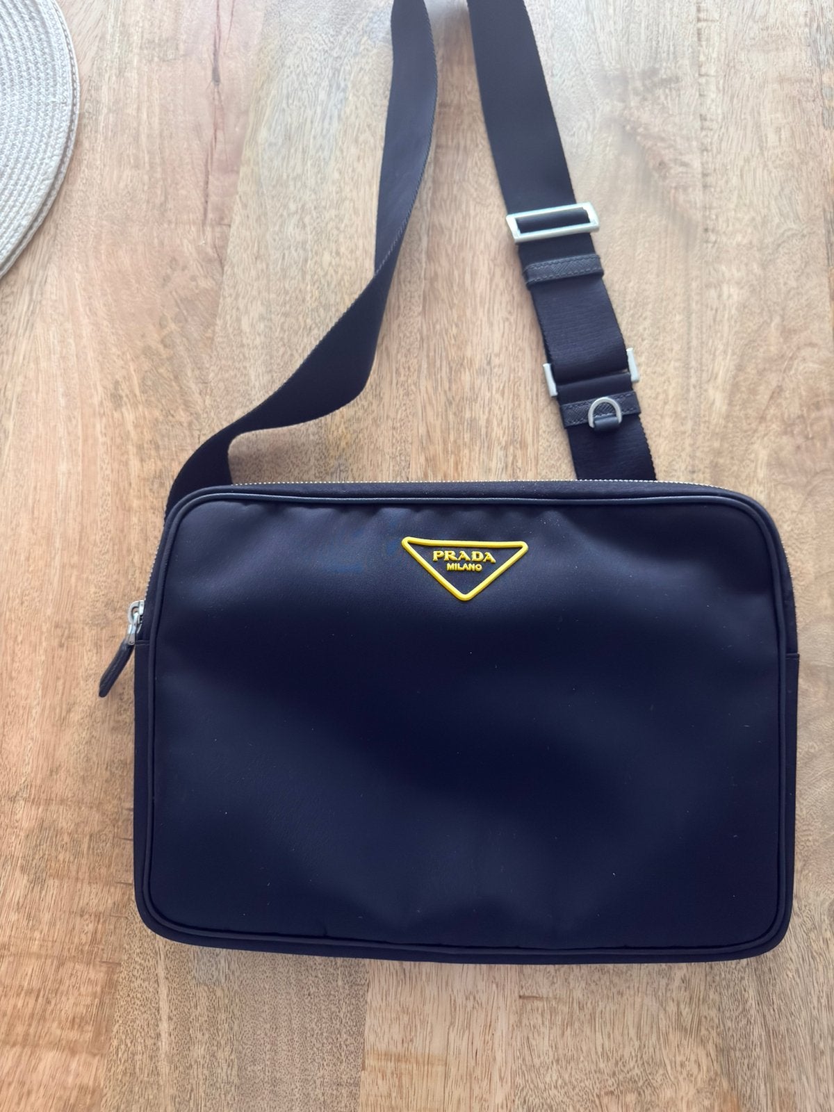 Prada Crossbody Bag Re Nylon zwart, Ophalen of Verzenden, Zo goed als nieuw, Overige merken