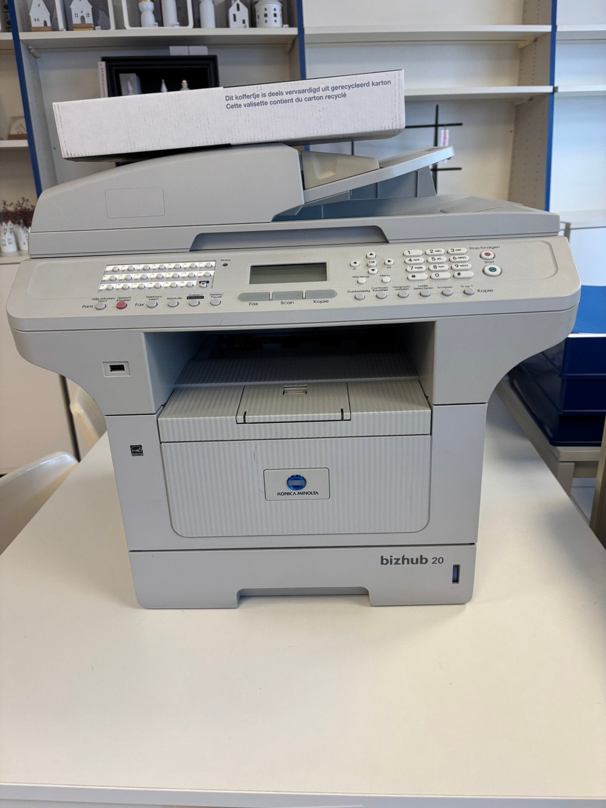 Copiemachine en printer Konica Minolta, Computers en Software, Printers, Ophalen, Printer, Zwart-en-wit printen, Zo goed als nieuw