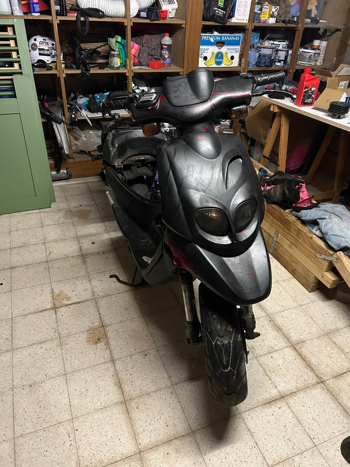 Peugeot TKR B-klasse 2006 – Projectbrommer + extra cilinde, Fietsen en Brommers, Ophalen, Tweetakt, Gebruikt, Overige modellen