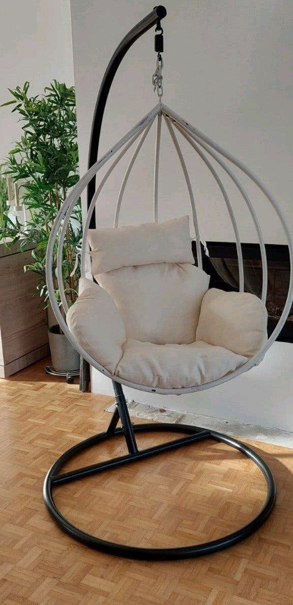 Pied de fauteuil suspendu vendu avec fauteuil, Jardin & Terrasse, Chaises de jardin, Enlèvement, Utilisé