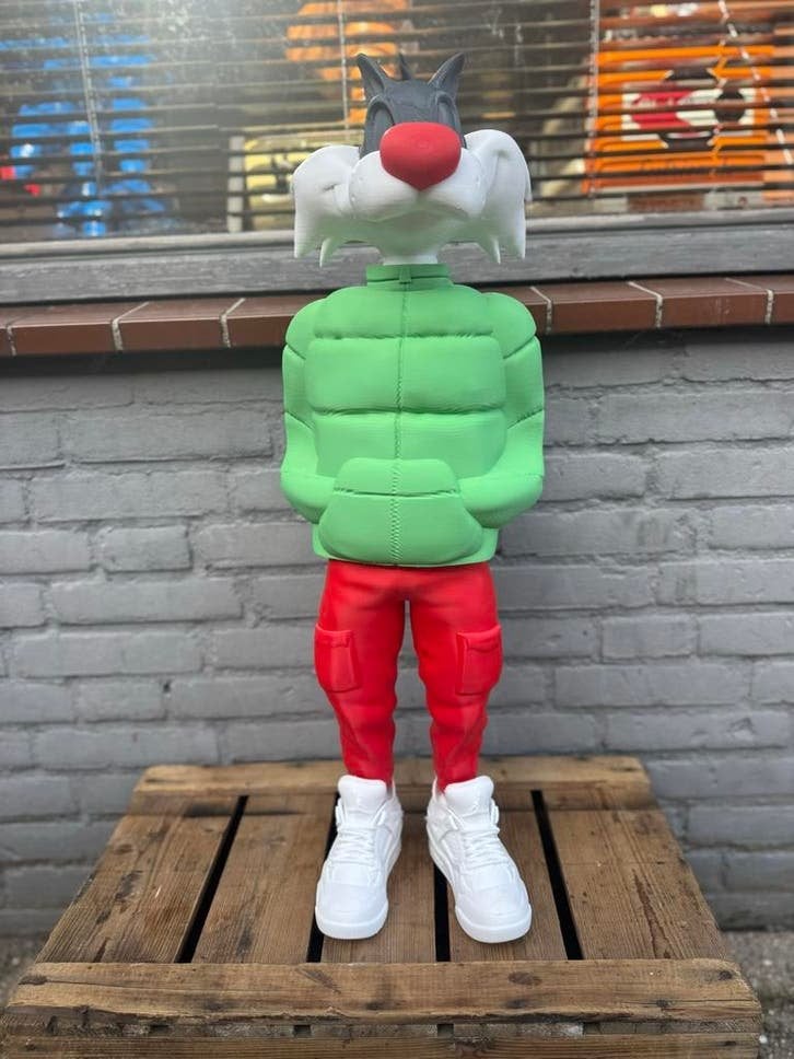 Sylvester de Kat Beeld - Uniek Design Kunstobject, Collections, Jouets miniatures