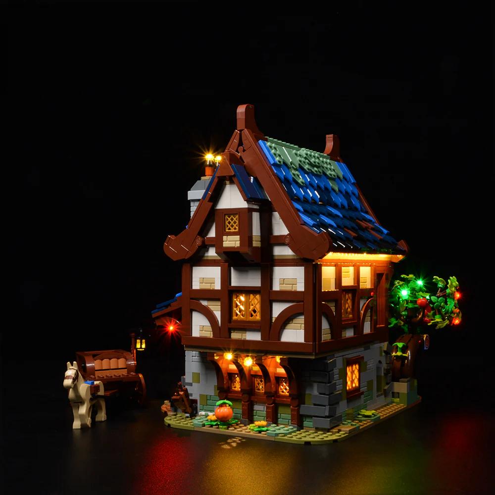 LED Verlichting voor 21325 Medieval Blacksmith Nieuw, Kinderen en Baby's, Speelgoed | Bouwstenen, Nieuw, Overige merken, Ophalen of Verzenden