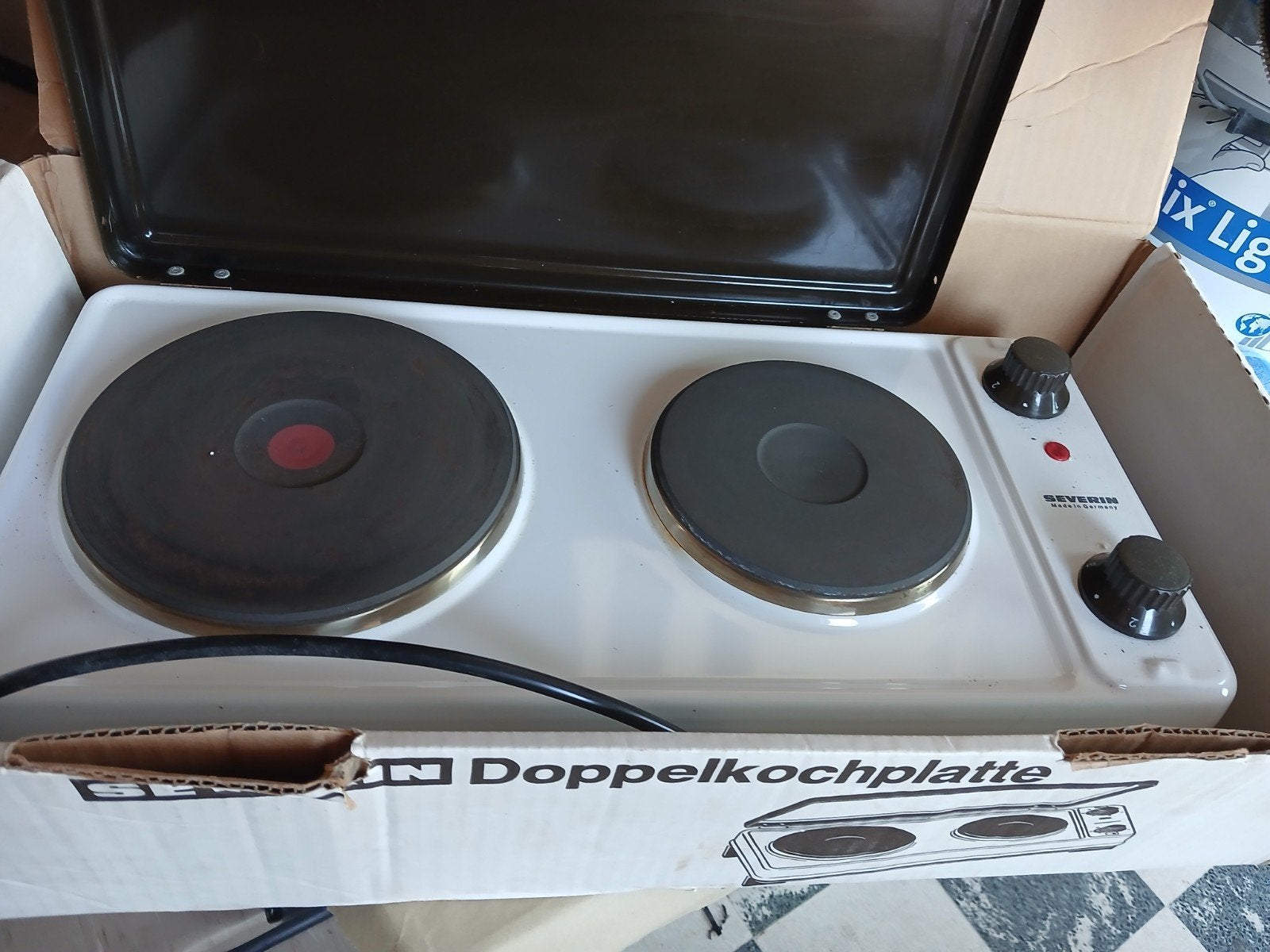 Kookplaten, Elektronische apparatuur, Gebruikt, 3 kookzones of minder, Ophalen of Verzenden, Vrijstaand