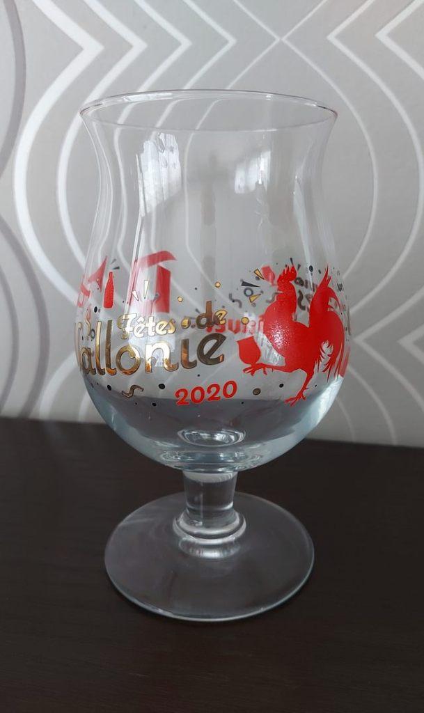 Duvel glas 'Fêtes des Wallonie' 2020, Collections, Verres & Petits Verres, Enlèvement ou Envoi, Verre à bière