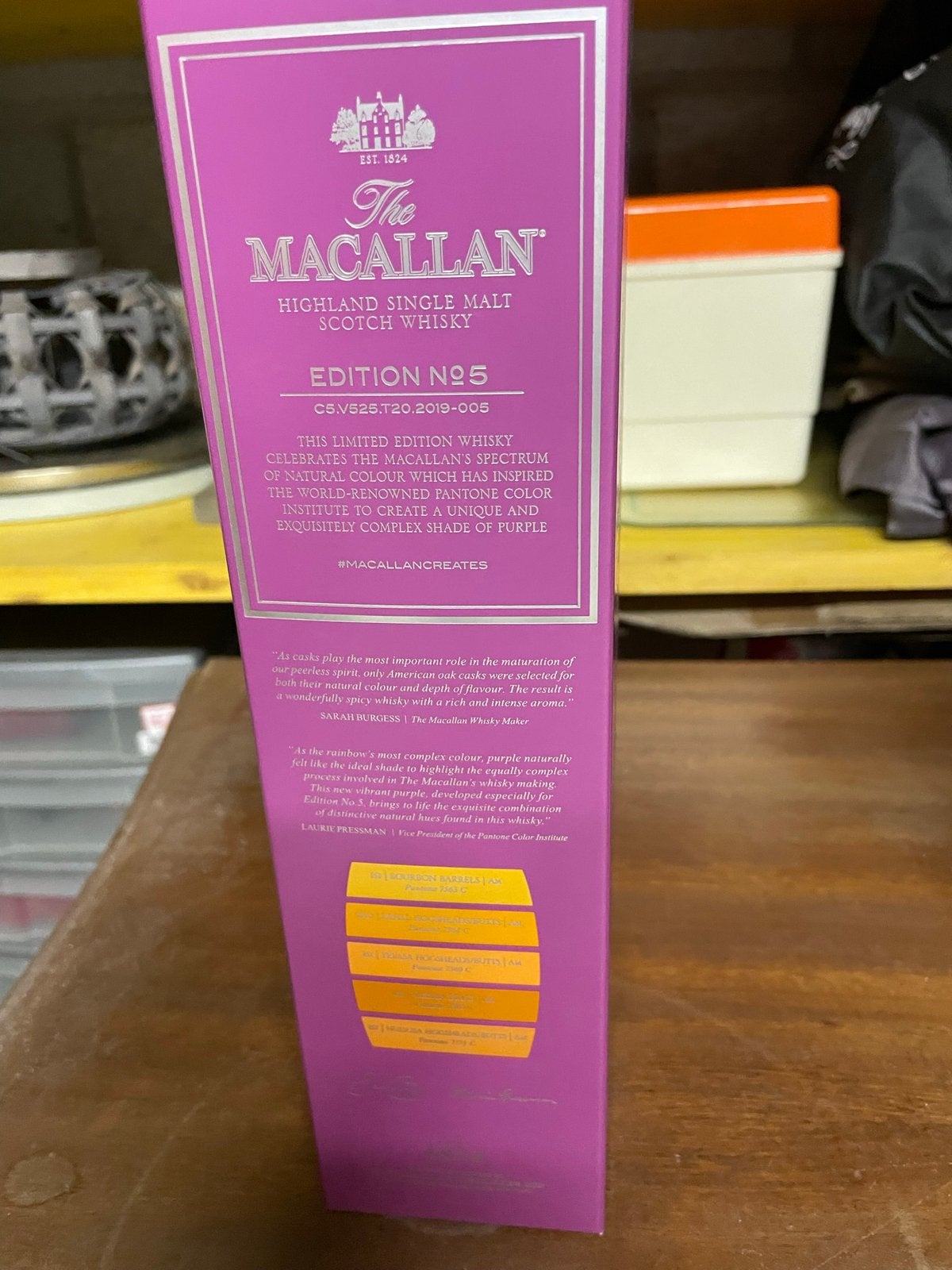 N5 macallan, Enlèvement, Comme neuf
