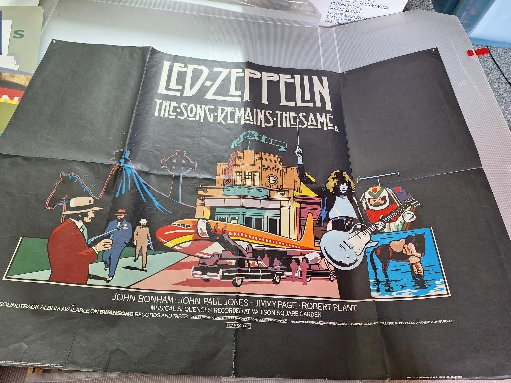 Led Zeppelin Original film poster, Ophalen