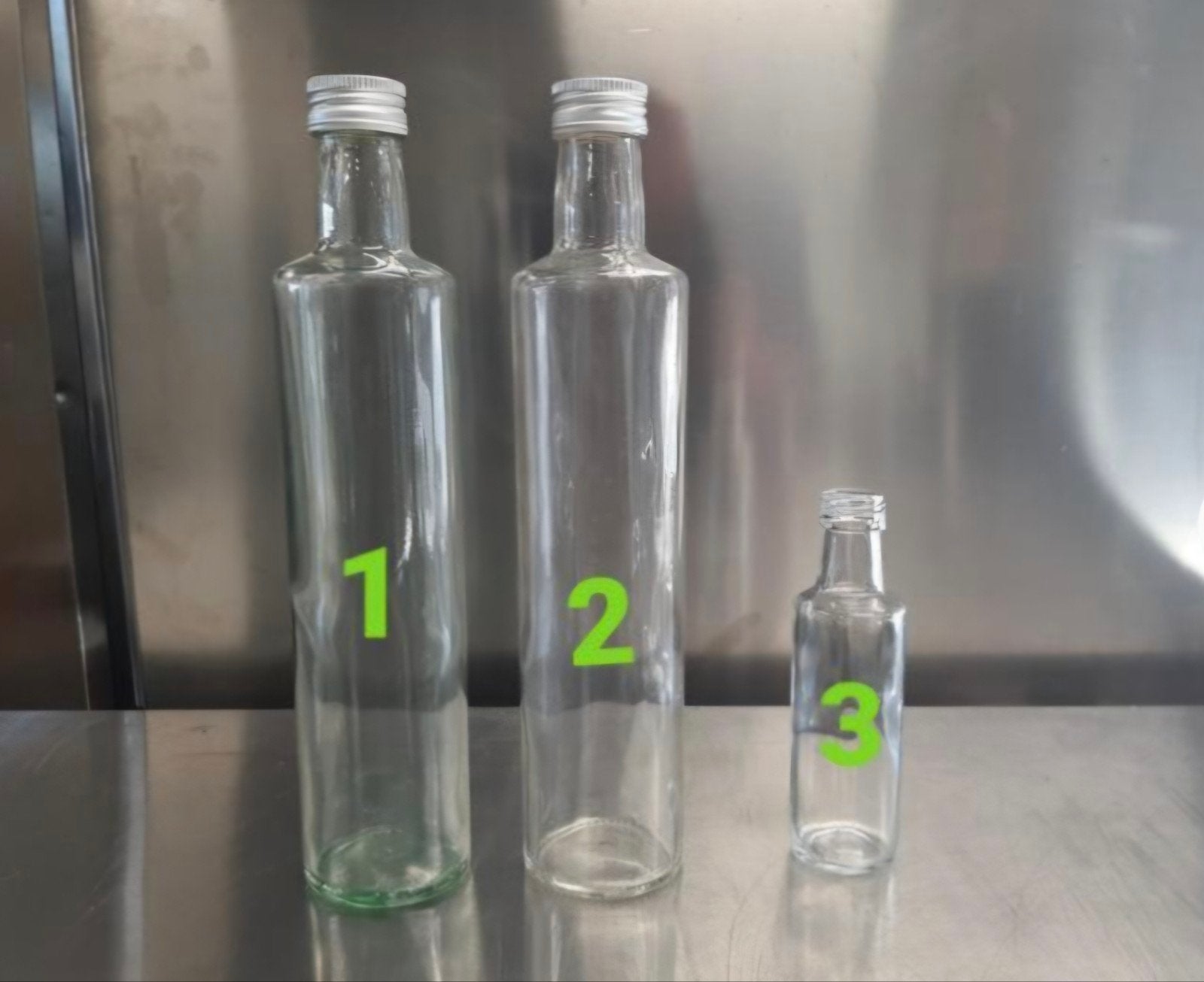 50 nieuwe glazen flessen 500ml met schroefdop type Dorica, Enlèvement, Neuf