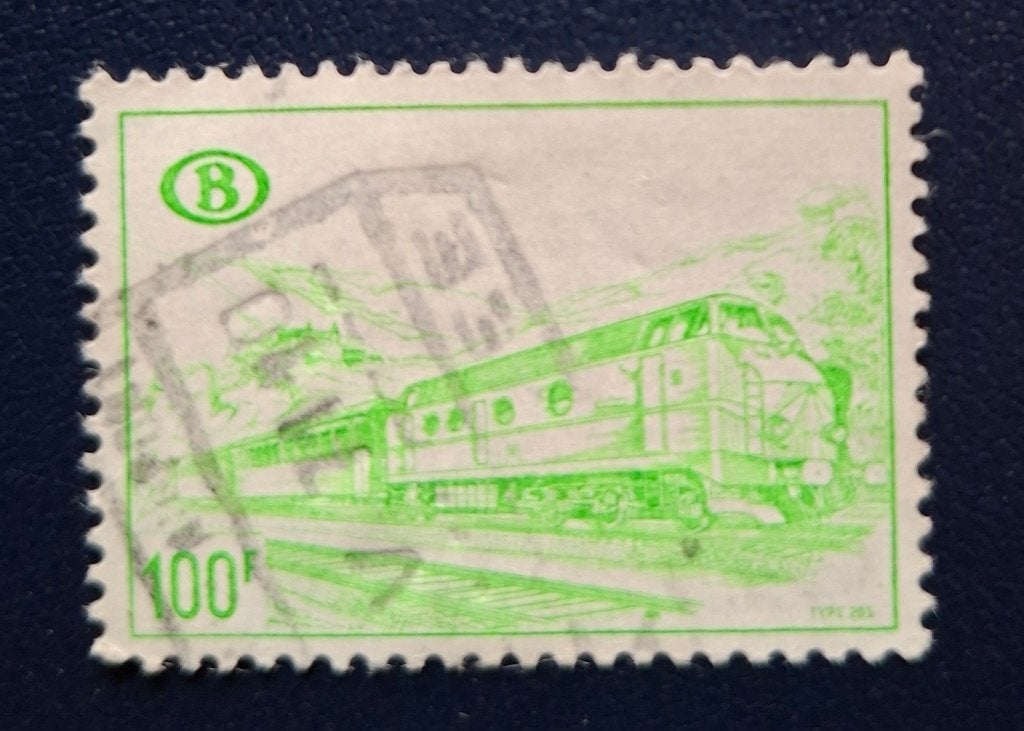 Postzegel België OBP TR 354, Postzegels en Munten, Met stempel, Ophalen of Verzenden, Gestempeld, Treinen