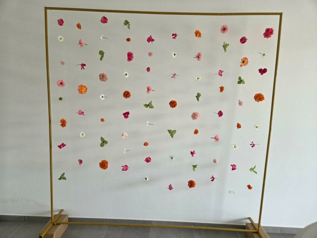 Arche 2m x 2m + guirlandes fleurs photobooth mariage décor, Enlèvement, Comme neuf, Décoration
