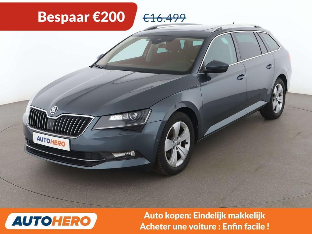 Skoda Superb 1.6 TDI Style (année de construction 2017), Autos, Skoda, Argent ou Gris, Achat, https://public.car-pass.be/vhr/84c807ad-40e9-4f3a-bf22-054279767520