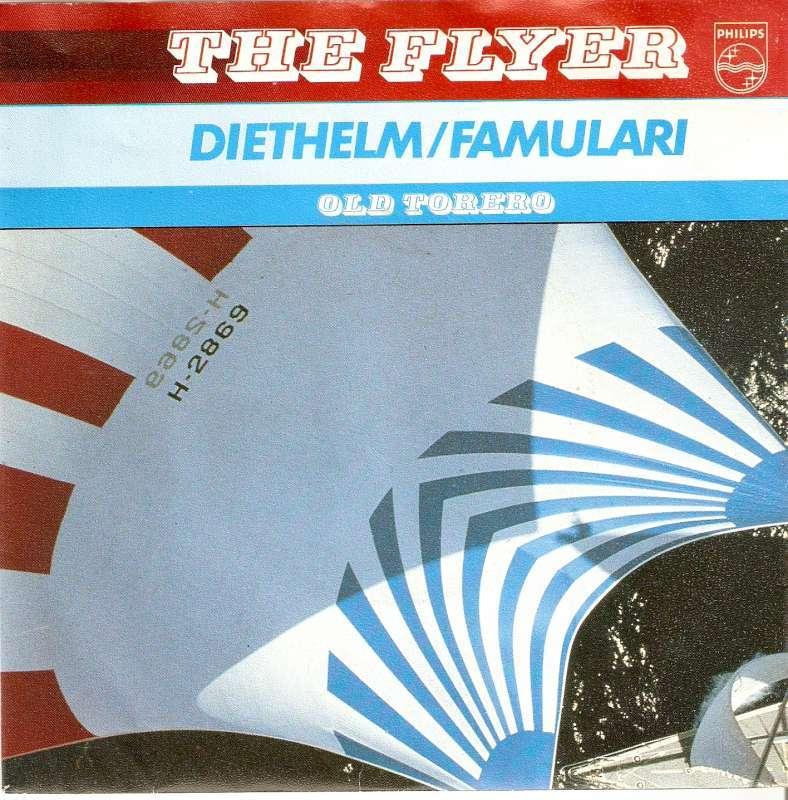 single Diethelm/Famulari - The flyer, Cd's en Dvd's, Vinyl Singles, 7 inch, Ophalen of Verzenden, Zo goed als nieuw, Pop