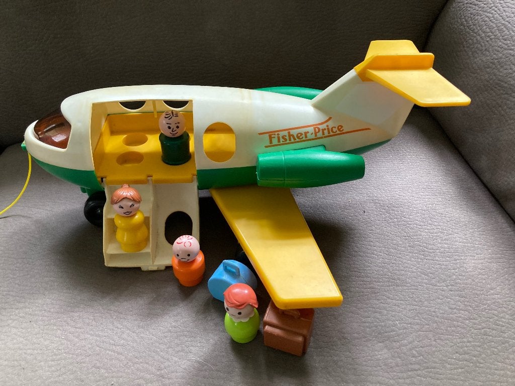 Vliegtuig van Fisher Price, Kinderen en Baby's, Speelgoed | Fisher-Price, Ophalen of Verzenden, Zo goed als nieuw