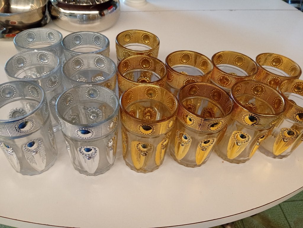 Verres à thé vintage, Antiquités & Art, Enlèvement