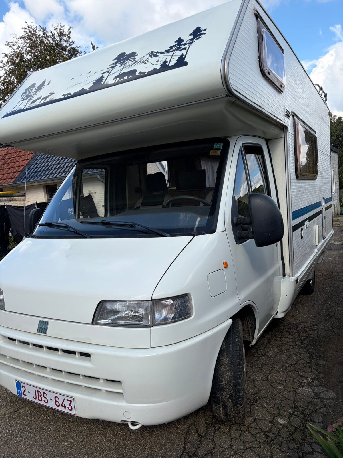 Fiat Ducato 2.8 TD 5 slaapplaatsen., Chemisch toilet, Alkoof, Fiat, Treinzit