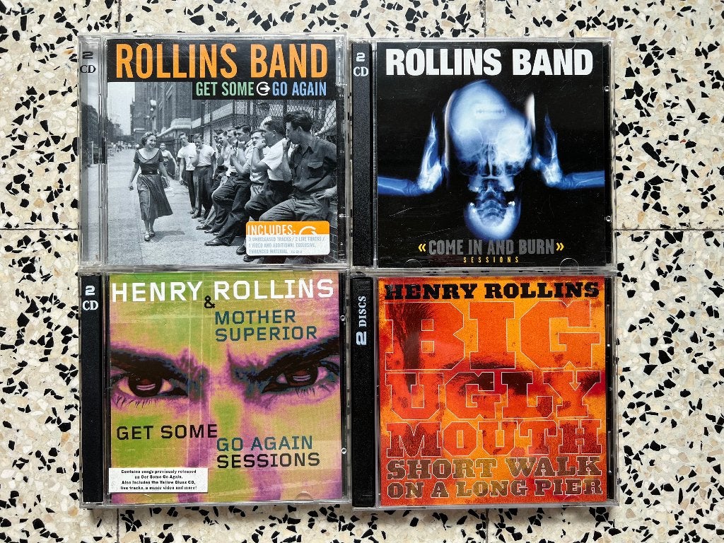 Henry Rollins 4 dubbel-cd's, Verzenden, Gebruikt, Punk Rock, Album