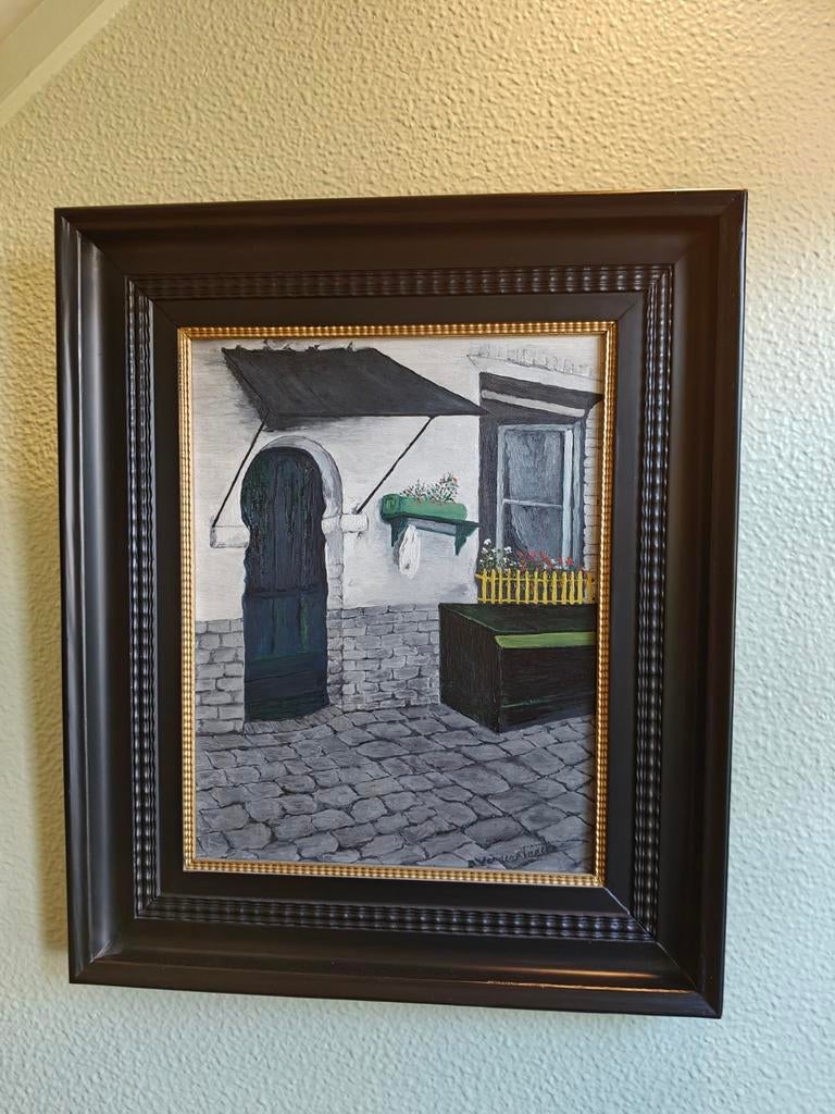 Schilderij , mooi ingekaderd!, Antiek en Kunst, Ophalen
