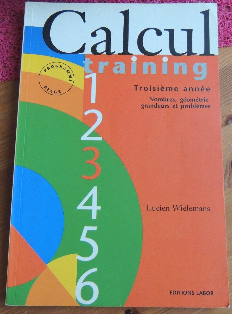 Manuel - Calcul training 3e année, Livres, Livres scolaires, Enlèvement