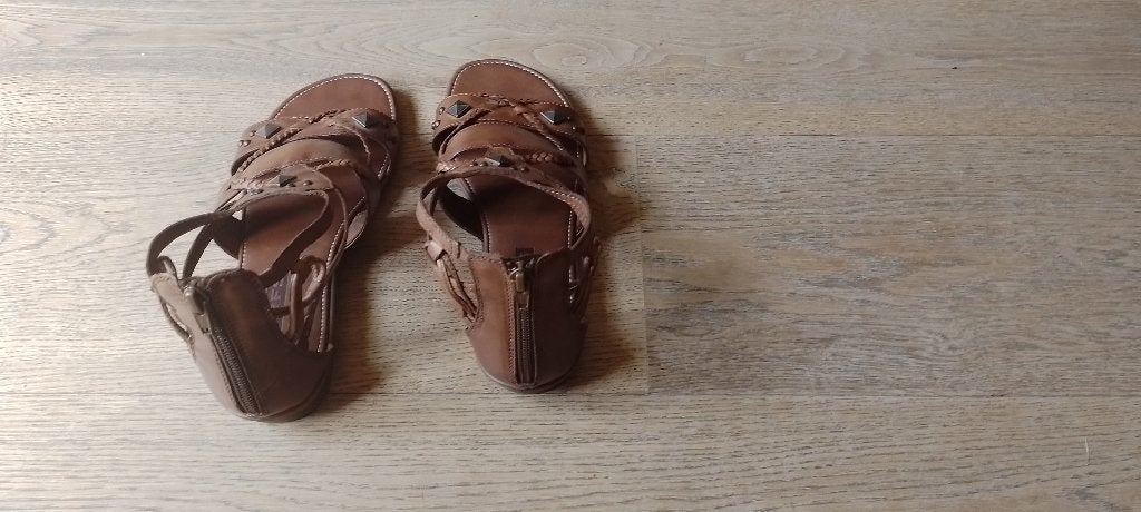 Sandalen, Comme neuf, Brun, Sandales et Mûles, Enlèvement ou Envoi
