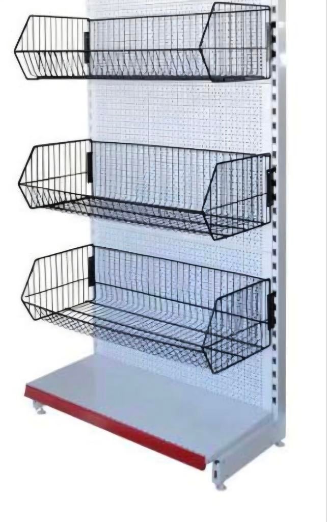 Lot de rayonnage avec panier. Disponible 6m !! LIQUIDATION!!