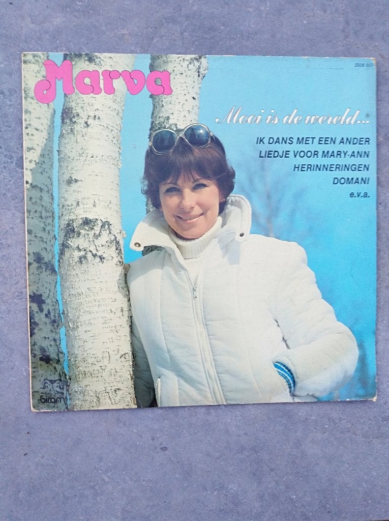 MARVA: LP "Mooi is de wereld...", Cd's en Dvd's, Vinyl | Nederlandstalig, Fotohoes, Ophalen of Verzenden