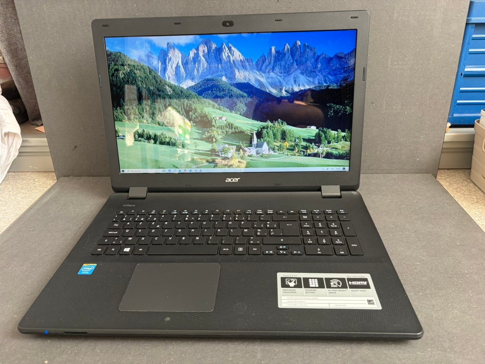 Pc portable acer aspire e17, Informatique & Logiciels, HDD, 17 pouces ou plus, Comme neuf, Enlèvement
