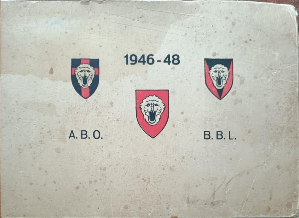 Belgisch bezettings leger 1946- 1948, Ophalen, Landmacht, Boek of Tijdschrift