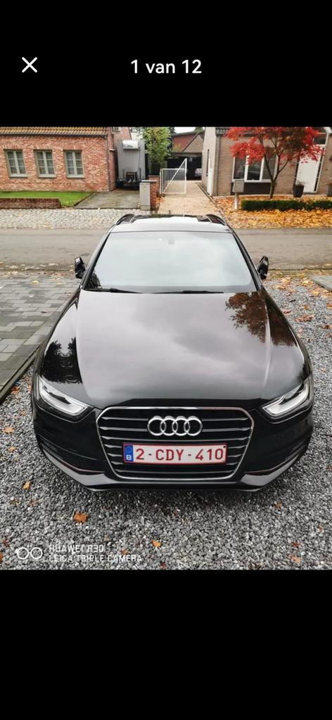 A4 s line, Auto's, Automaat, A4, Zwart, Leder