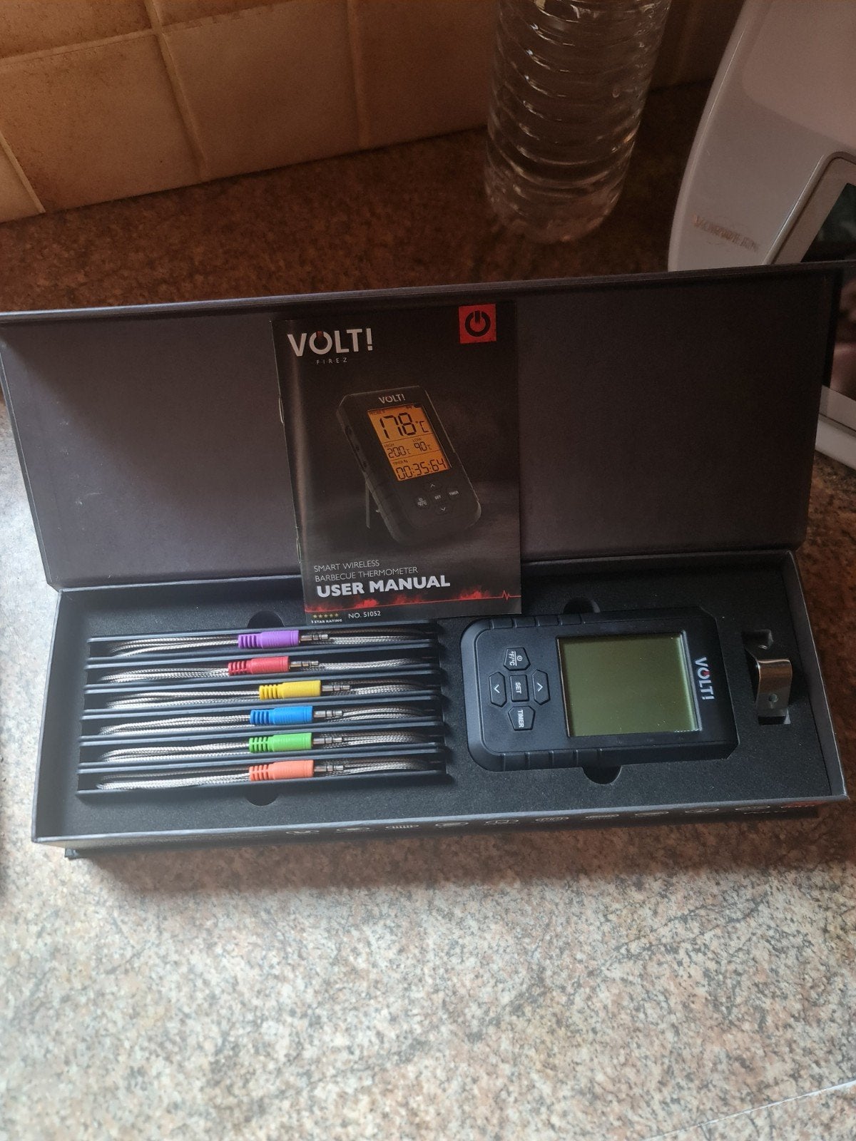 bbq thermometer, Tuin en Terras, Barbecue-accessoires, Ophalen, Zo goed als nieuw, Volt