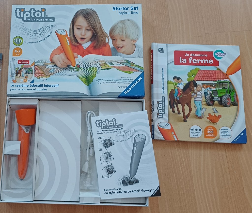 TipToi : 2 lots, Enlèvement ou Envoi, Fiction général, Ravensburger, Comme neuf