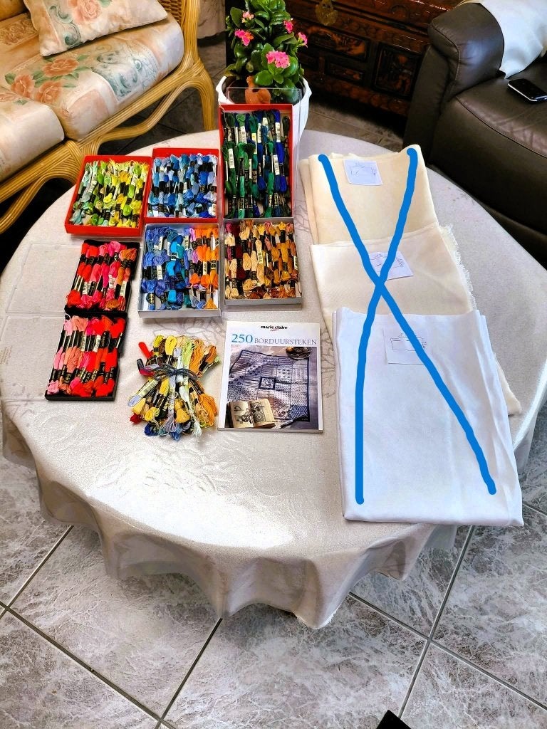 Complete borduurset – ideaal voor hobbyisten!, Hobby en Vrije tijd, Ophalen of Verzenden