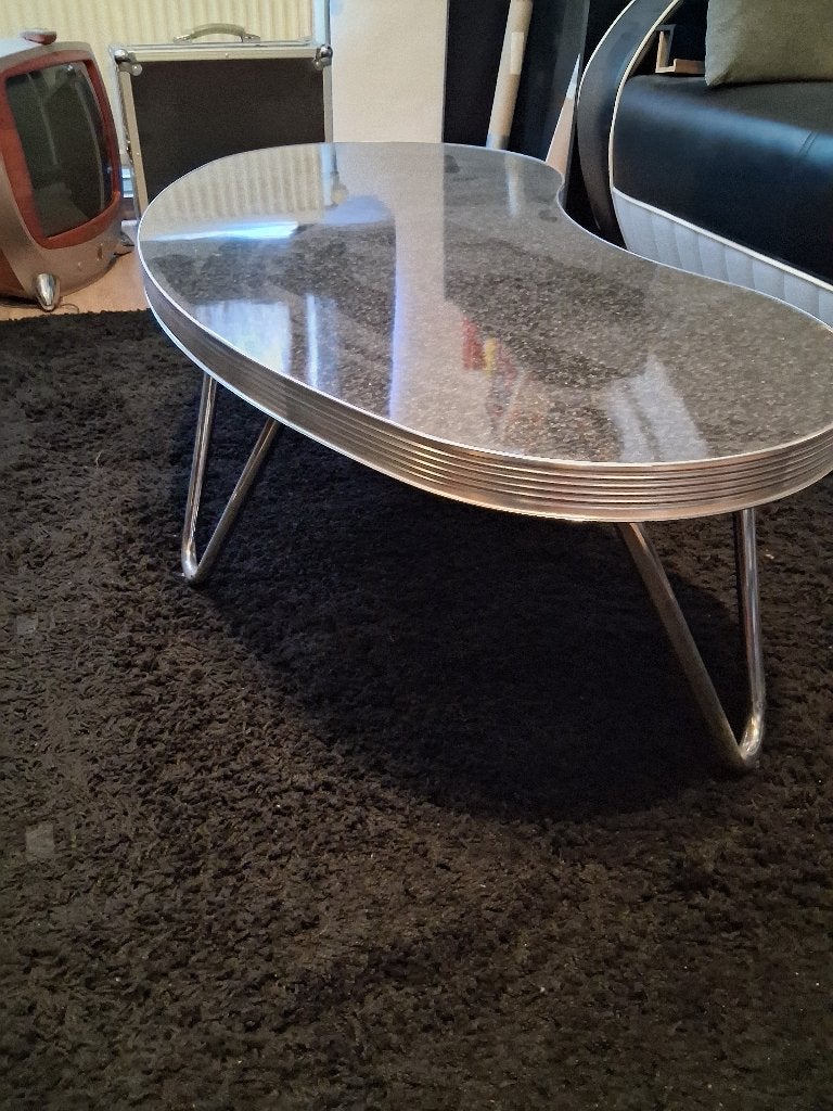 Table de salon vintage ( belair), Maison & Meubles, Enlèvement, Comme neuf, Autres matériaux