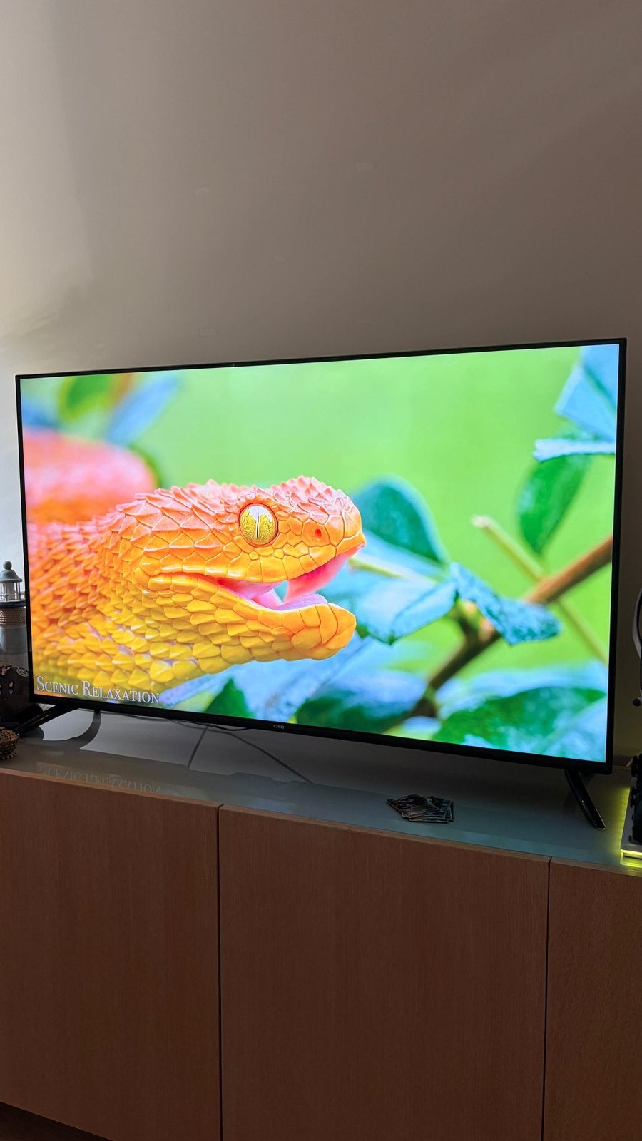 Smart tv 55″ slim 4k  - Dolby Vision - ChiQ, Audio, Tv en Foto, Ophalen, Zo goed als nieuw, 4k (UHD)