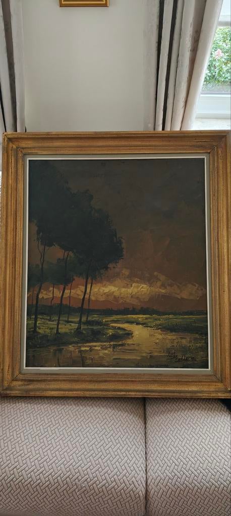 Landschapsschilderij Deblaere, Ophalen