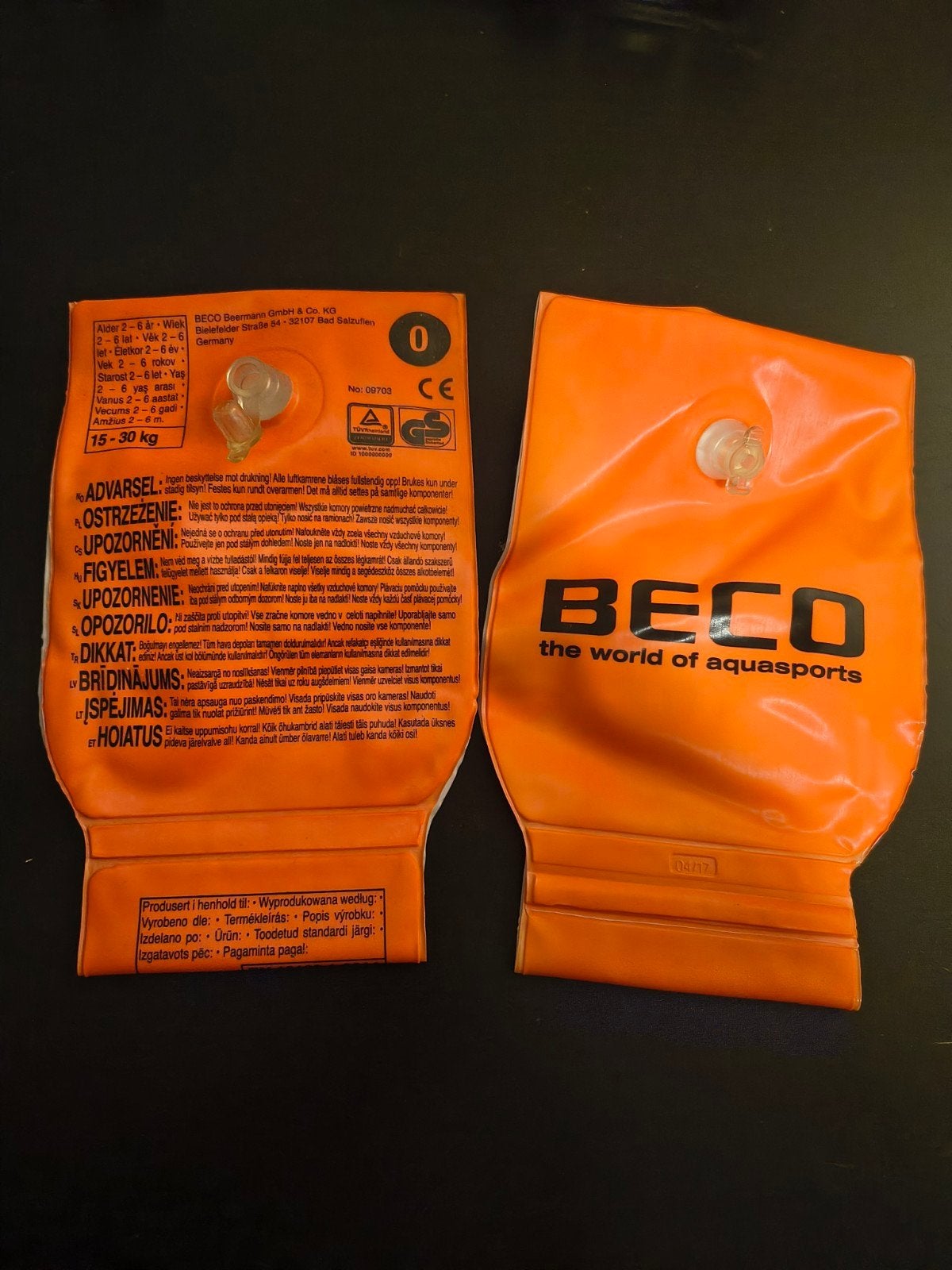 Beco opblaas zwembandjes maat 0, Kinderen en Baby's, Ophalen, Nieuw