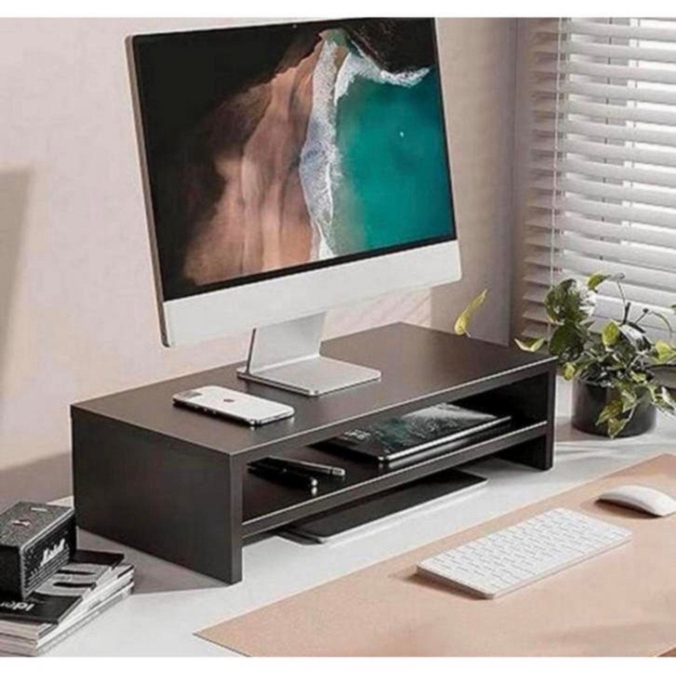 Support pour écran,, 54 cm, de bureau, ordinateur portable, Informatique & Logiciels, Tables d'ordinateur portable, Neuf, Enlèvement ou Envoi