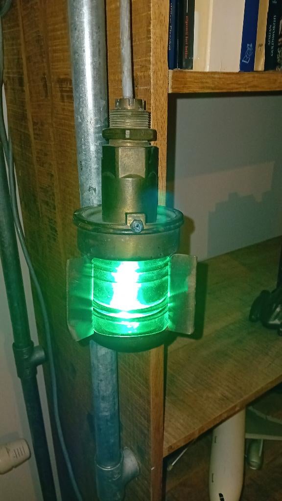 Unieke antieke scheepslamp, Antiek en Kunst, Ophalen of Verzenden